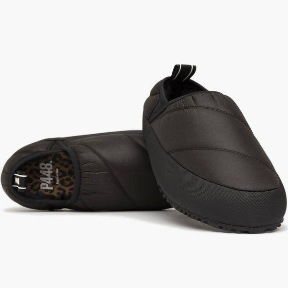 P448 Shoes - P448 Laby Black Slip-On Sneakers E.U size : 38 or U.S size : 7.5